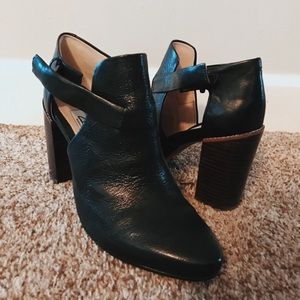 Clark’s Black Leather Booties